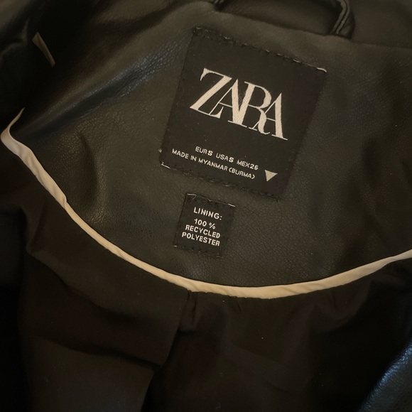 Zara Leather Jacket - Picture 2 of 3